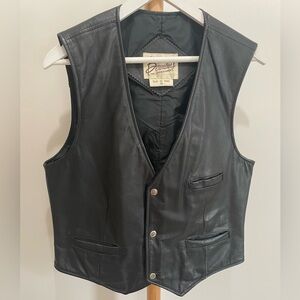 Vintage Berman’s Men’s Size 40 Leather Bikers Vest